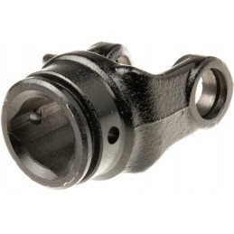 Fork on a profiled pipe with a spring ring 3