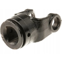 Fork on a profiled pipe with a spring ring 3