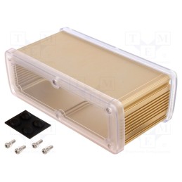 1 pcs x GAINTA - ALUG708GD080-C -AS - Enclosure: multipurpose, X: 177.6mm, Y: 89mm, Z: 61.1mm, aluminium