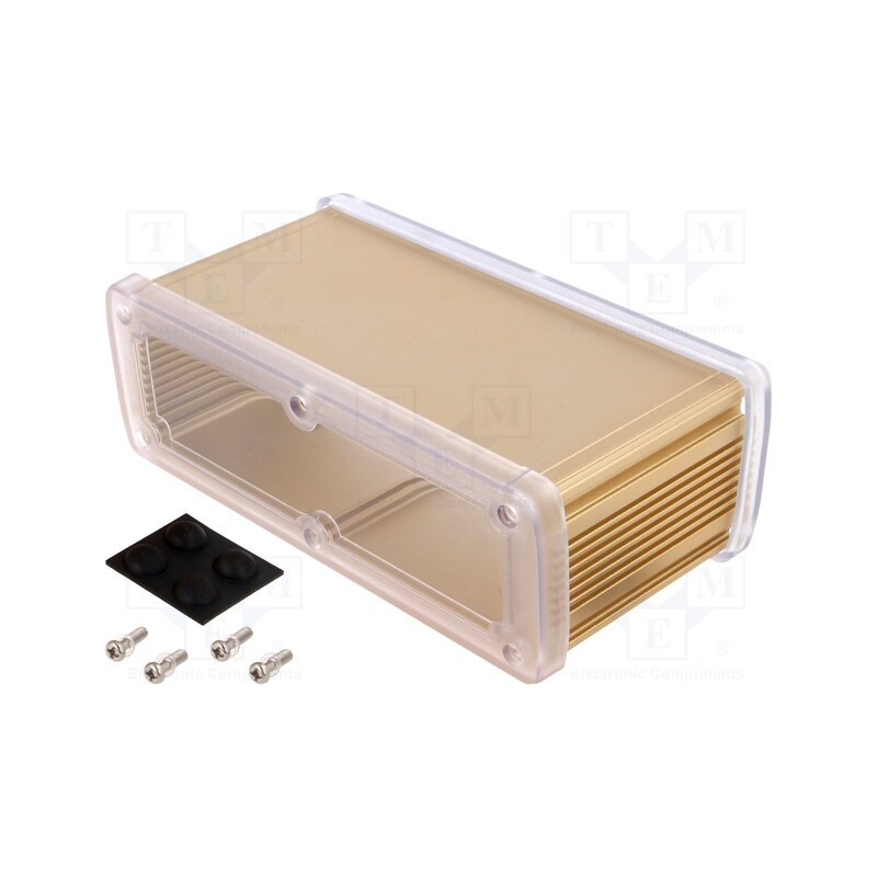 1 pcs x GAINTA - ALUG708GD080-C -AS - Enclosure: multipurpose, X: 177.6mm, Y: 89mm, Z: 61.1mm, aluminium