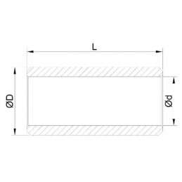 Kramp spring sleeve 35x43x40 mm steel DIN 149