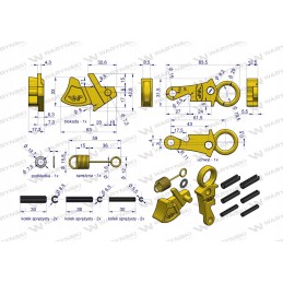 Repair kit for Cat 2s Warynski hooks