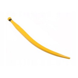 Loader hook, bent, closing l600 mm, Warynski