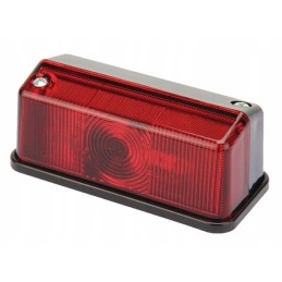 Side marker lamp 4w rectangular 12 24v red