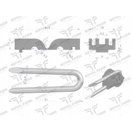 G60 royal farm insulator with clip for sale