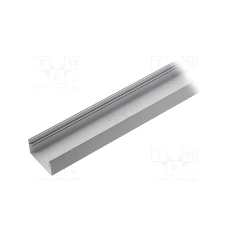 1 pcs x TOPMET - 93020001 - Profiles for LED modules, white, L: 1m, LOWI, aluminium, surface