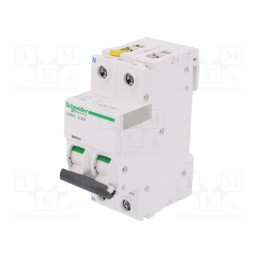1 pcs x SCHNEIDER ELECTRIC - A9F07625 - Circuit breaker, 400VAC, Inom: 25A, Poles: 1+N, Charact: C, 10kA