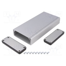 1 pcs x HAMMOND - 1455J1601 - Enclosure: with panel, 1455, X: 78mm, Y: 27mm, Z: 160mm, aluminium