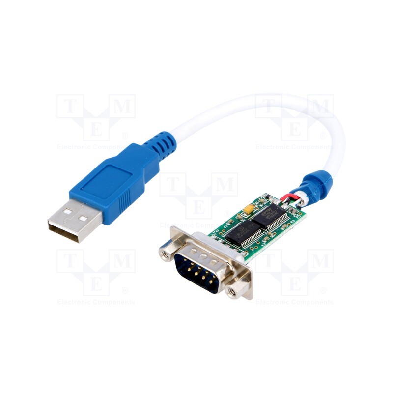 1 pcs x FTDI - UC232R-10-NE - Module: cable integrated, RS232,USB, D-Sub 9pin,USB A, lead