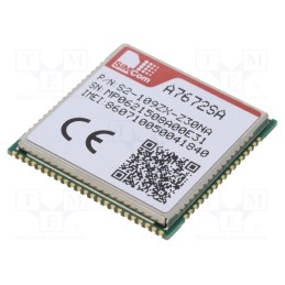 1 pcs x SIMCOM - S2-109ZX - Module: LTE, Down: 10Mbps, Up: 5Mbps, SMD, 24x24x5mm