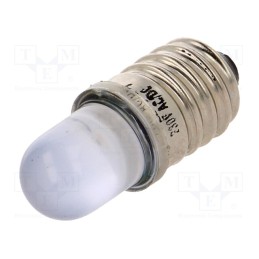1 pcs x POLAM-ELTA - LB-E10-230AC - LED lamp, blue, E10, 230VAC, 90÷100mcd