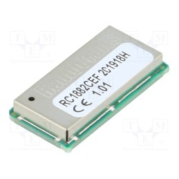 1 pcs x RADIOCRAFTS - RC1882CEF-IPM - Module: RF, ADC,GPIO,I2C,SPI,UART, -110dBm, 1.8÷3.8VDC, 14dBm, SMD