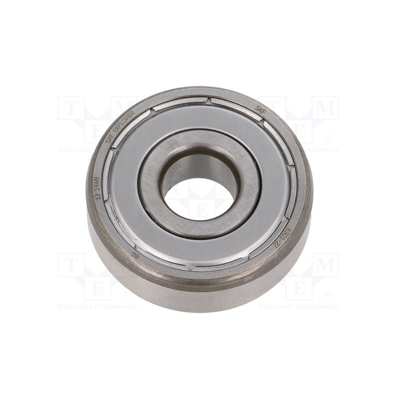 1 pcs x SKF - 6301-2Z SKF - Bearing: single row deep groove ball, Øint: 12mm, Øout: 37mm