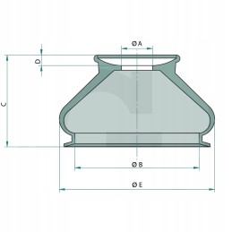 Dust cover for joint 19x40