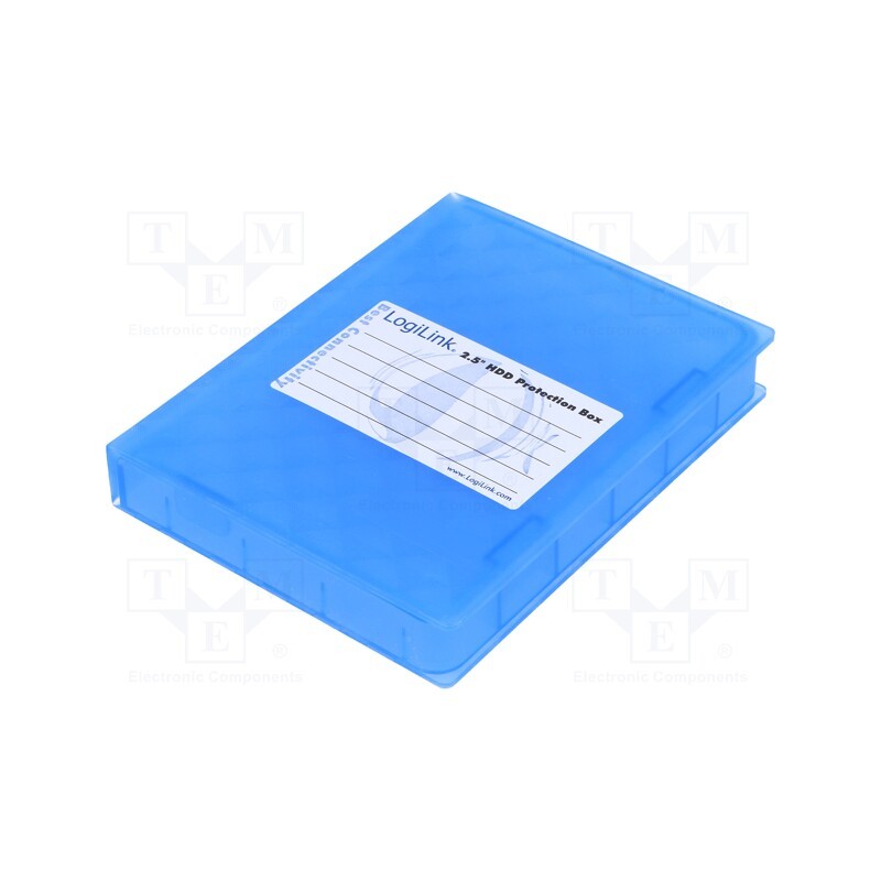 1 pcs x LOGILINK - UA0131 - Hard discs housing: 2,5', Enclos.mat: plastic, blue