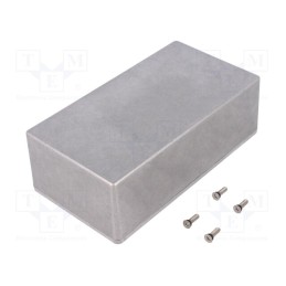 1 pcs x HAMMOND - 1590WP1 - Enclosure: multipurpose, X: 82mm, Y: 153mm, Z: 50mm, 1590W, aluminium