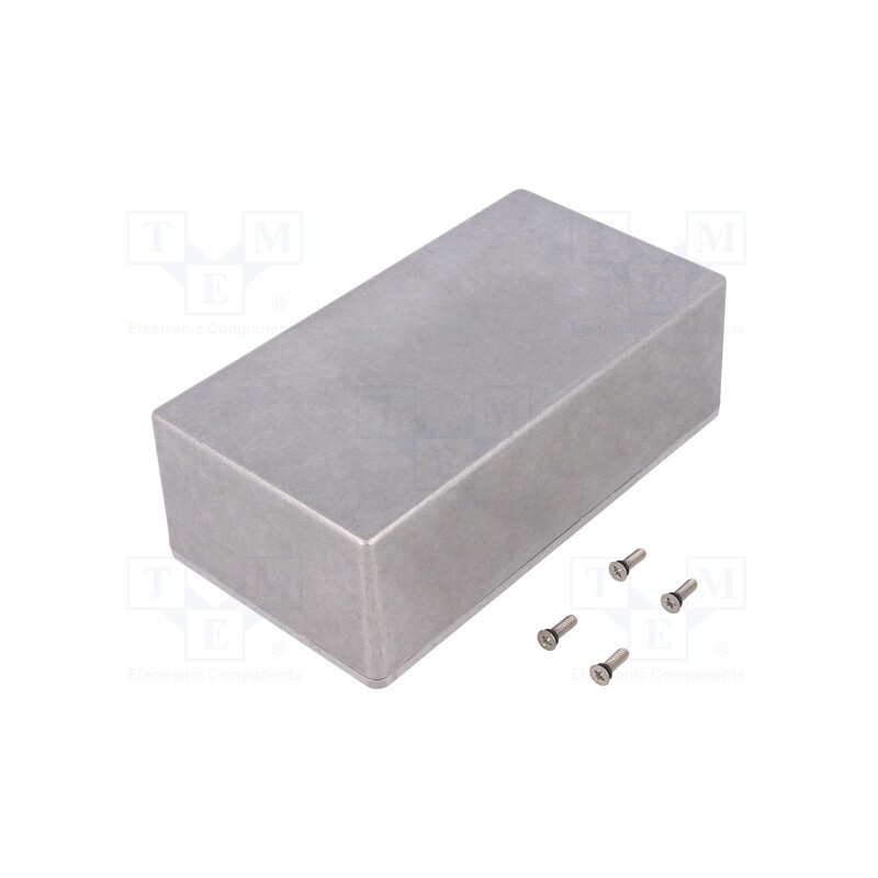 1 pcs x HAMMOND - 1590WP1 - Enclosure: multipurpose, X: 82mm, Y: 153mm, Z: 50mm, 1590W, aluminium