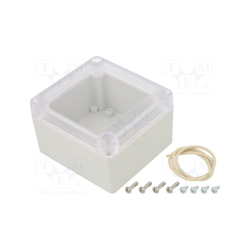 1 pcs x HAMMOND - RP1060C - Enclosure: multipurpose, X: 80mm, Y: 85mm, Z: 55mm, Ritec, light grey