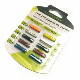 Mini glass fuses 20mm 10 pieces 2a 8a