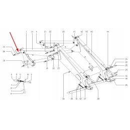 0480730 composite sliding sleeve 40 x 44 x 30
