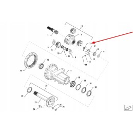 Ft800 39 112a satellite basket thrust washer