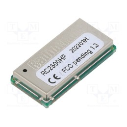 1 pcs x RADIOCRAFTS - RC2500HP-RC232 - Module: RF, UART, -108dBm, 2.7÷3.6VDC, 18dBm, SMD, 100kbps, 155/30mA
