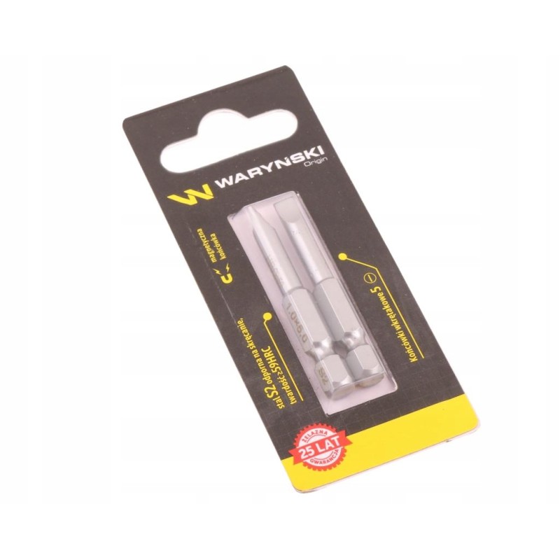 Screwdriver bits 5 50 mm, Waryn set, close-up