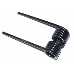 The pick-up finger of the round baler is long