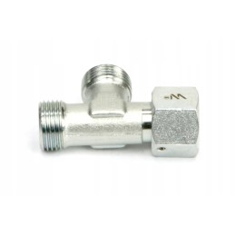 Asymmetrical hydraulic tee m18x1 5 12l