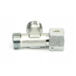 Hydr asymmetrical metric tee bba m22x1 5