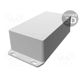 1 pcs x HAMMOND - 1590WP1FL - Enclosure: multipurpose, X: 82mm, Y: 153mm, Z: 50mm, 1590W, aluminium