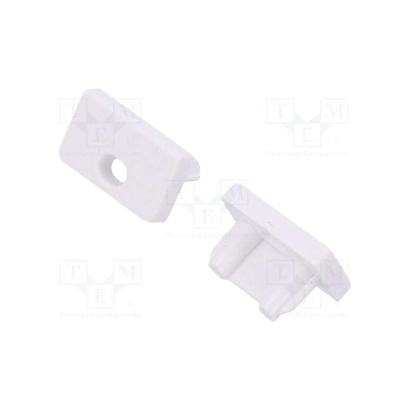1 pcg x TOPMET - 89140001 - Cap for LED profiles, white, 20pcs, ABS, SLIM8