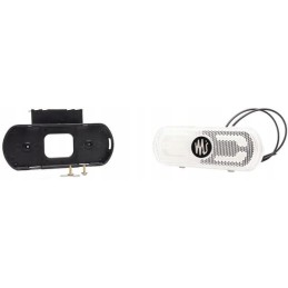 LED marker lamp, white, rectangular, 12 24v