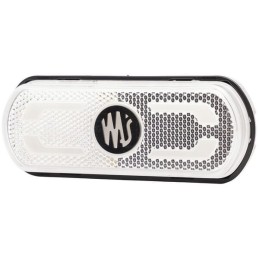 LED marker lamp, white, rectangular, 12 24v