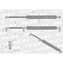 Belarus Polmo door and rear window actuator