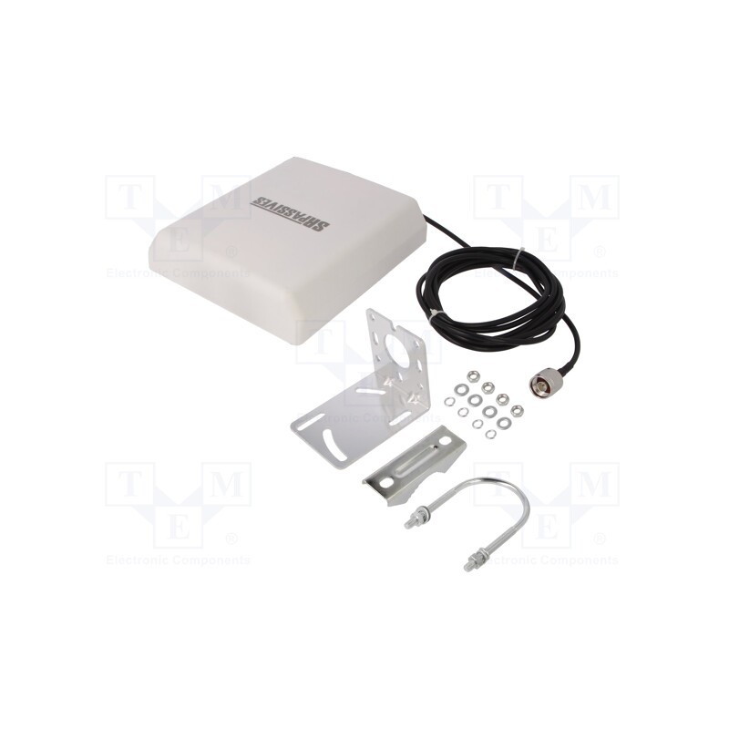 1 pcs x SR PASSIVES - 4G-PNL02-NM-3 - Antenna, LTE, 9dBi, outside, 50Ω, 680÷960MHz,1710÷2700MHz, male,N