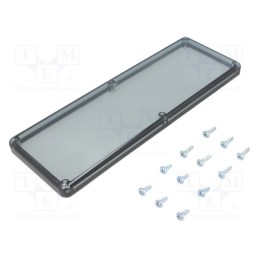 1 pcs x SPELSBERG - 56801201 - Inspection windows, polycarbonate, W: 80mm, H: 12.5mm, L: 228mm