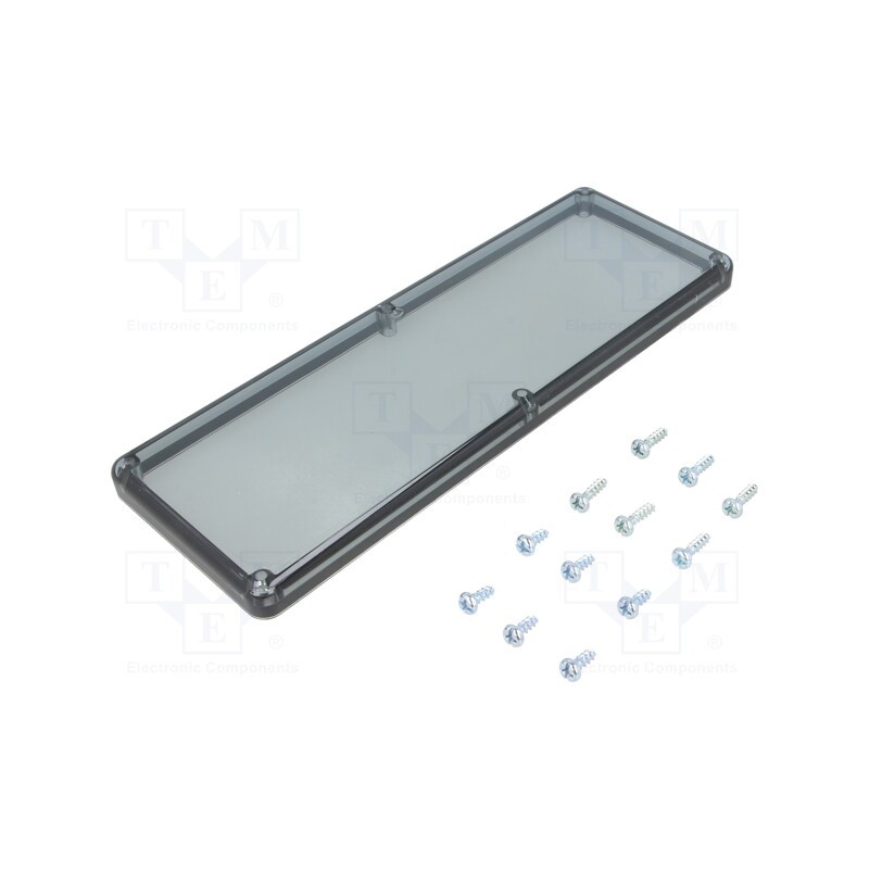 1 pcs x SPELSBERG - 56801201 - Inspection windows, polycarbonate, W: 80mm, H: 12.5mm, L: 228mm