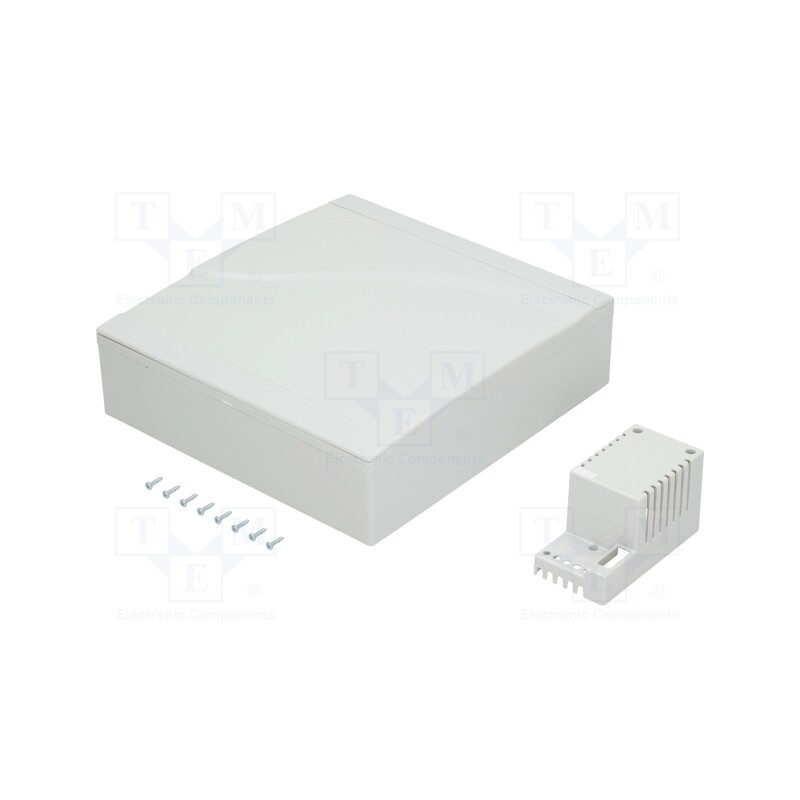 1 pcs x MASZCZYK - KM-150B/GY - Enclosure: wall mounting, X: 253mm, Y: 264mm, Z: 85mm, ABS, grey