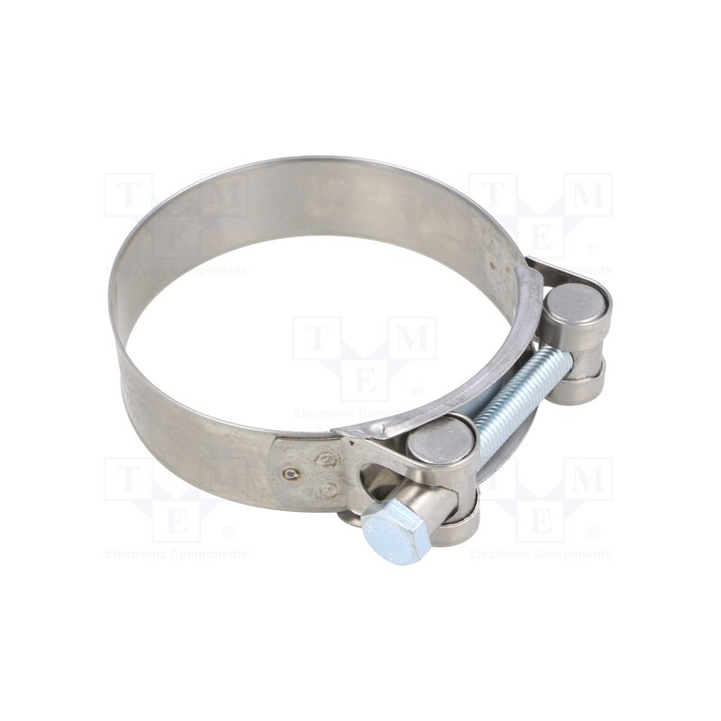 1 pcs x MPC INDUSTRIES - S4080 -AS - T-bolt clamp, W: 24mm, Clamping: 80÷85mm, chrome steel AISI 430, S