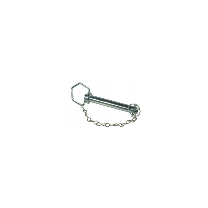 Straight pin pin with handle and cotter pin 25x162