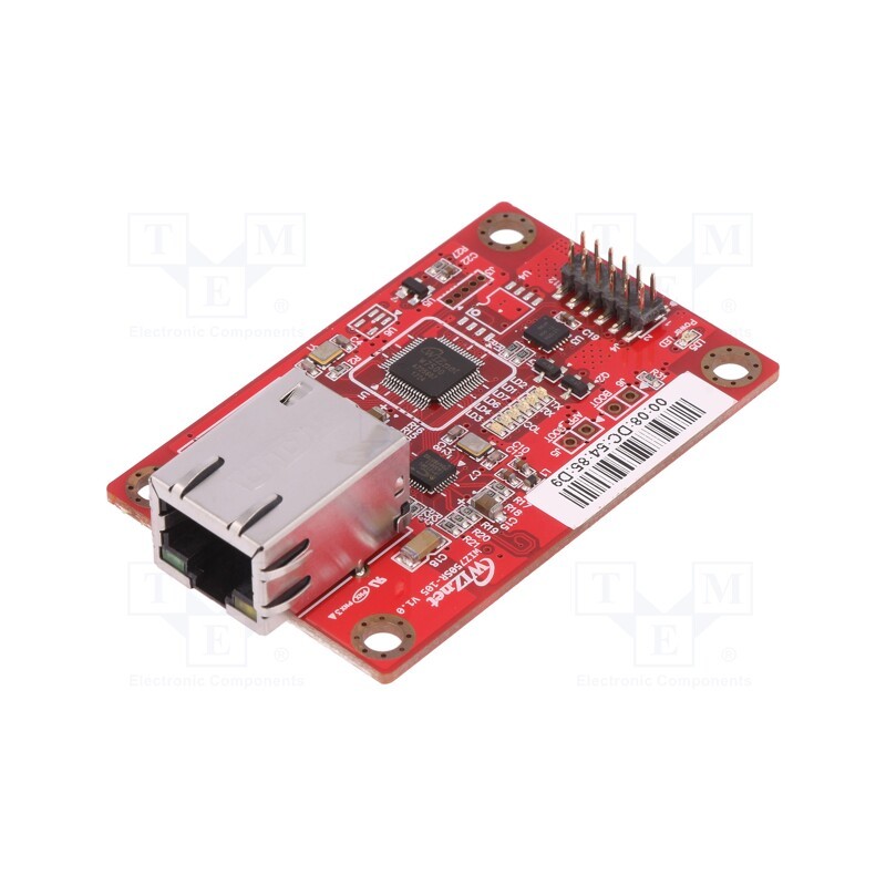 1 pcs x WIZNET - WIZ750SR-105 - Module: Ethernet, Comp: IP101GRI,W7500, Cortex M0, 3.3VDC