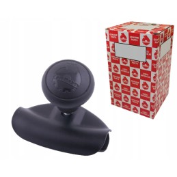 Black steering knob with Ursus rubber inserts