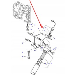 3798633m3 hydraulic oil filter clogging sensor