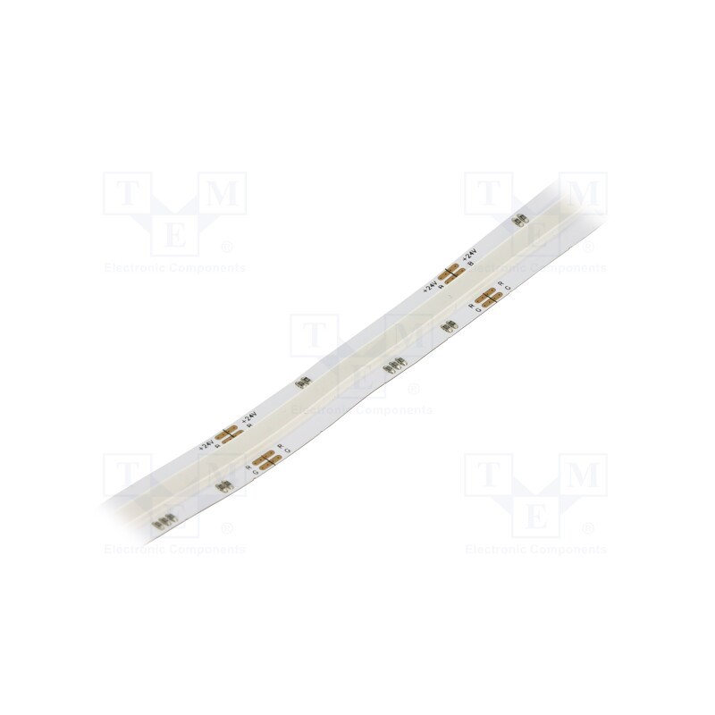 1 m x IPIXEL LED - S0121134ZC3PZ - COB LED tape, RGB, 24V, LED/m: 1134, 12mm, white PCB, IP20, 180°
