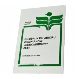 Potato harvester spare parts catalog an