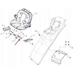 P5s44201124 seat mounting bolt m12