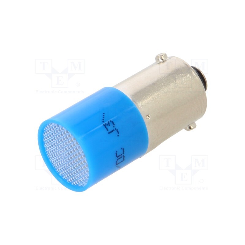 1 pcs x CML INNOVATIVE TECHNOLOGIES - 18806237 - Indicator: LED, BA9S,T10, blue, plastic, 230VAC, 230VDC, -20÷60°C
