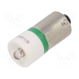 1 pcs x CML INNOVATIVE TECHNOLOGIES - 18600151 - Indicator: LED, BA9S,T10, green, plastic, 6VDC, -20÷60°C