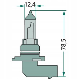 Halogen bulb hb3 70712v60whb3